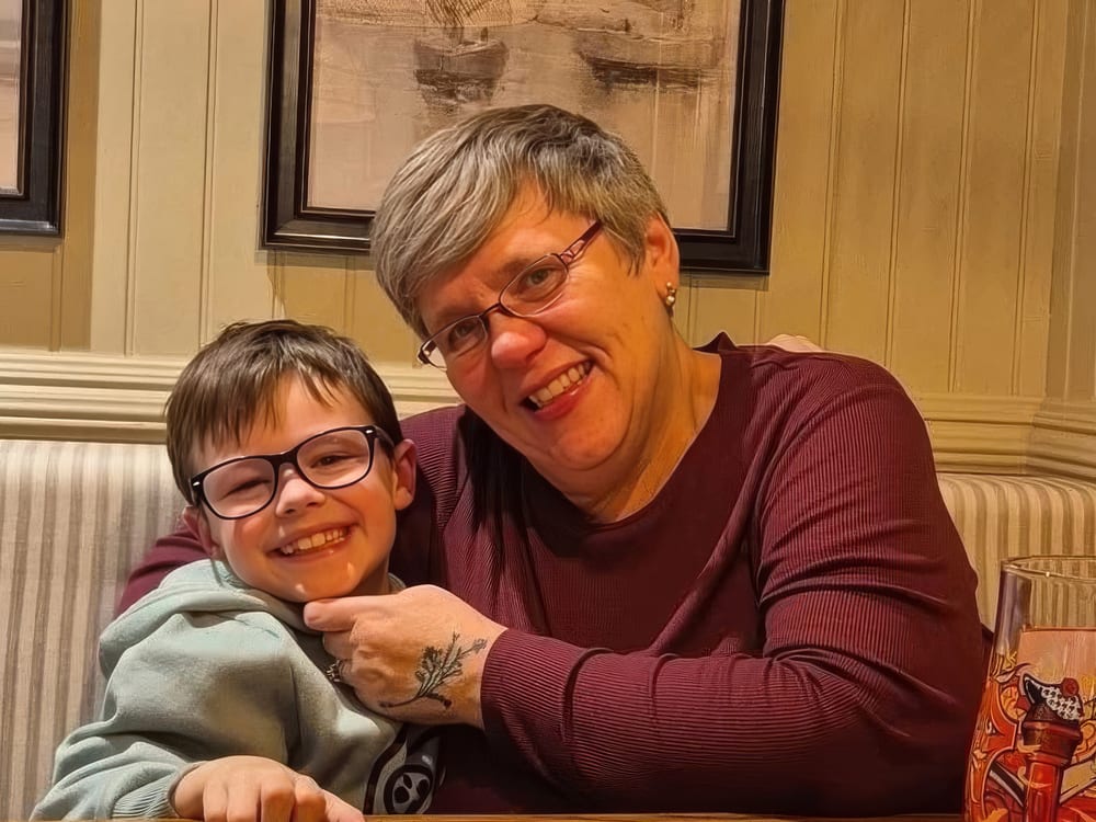 A SEND grandparent and child