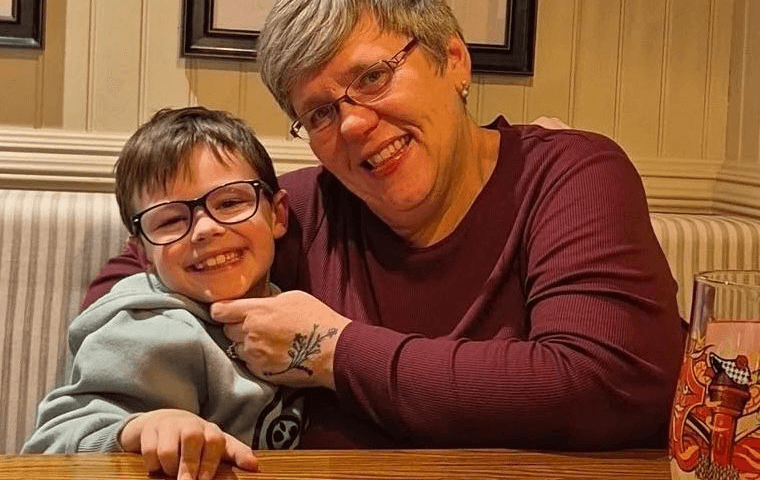 Grandparent and child